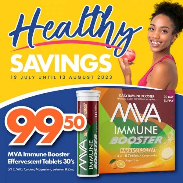 MVA Immune Booster Effervescent Tablets 30's